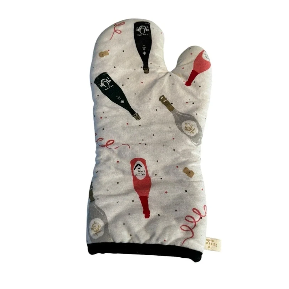 Kate Spade Oven Mitt Kitchen Wine‎ Graphic